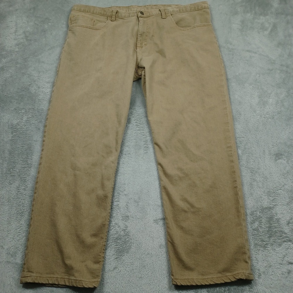Dearborn Jeans Mens 42x29 Brown Straight Pockets‎ Denim Casual